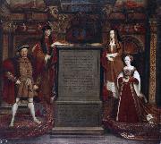 Leemput, Remigius van Henry VII and Elizabeth of York (mk25) oil on canvas